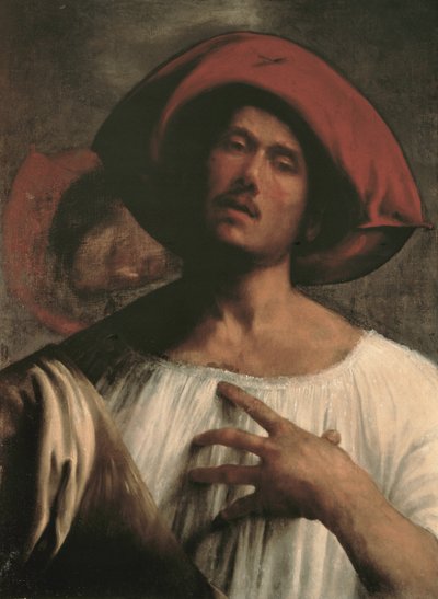 Young Man Singing by Giorgione da Castelfranco